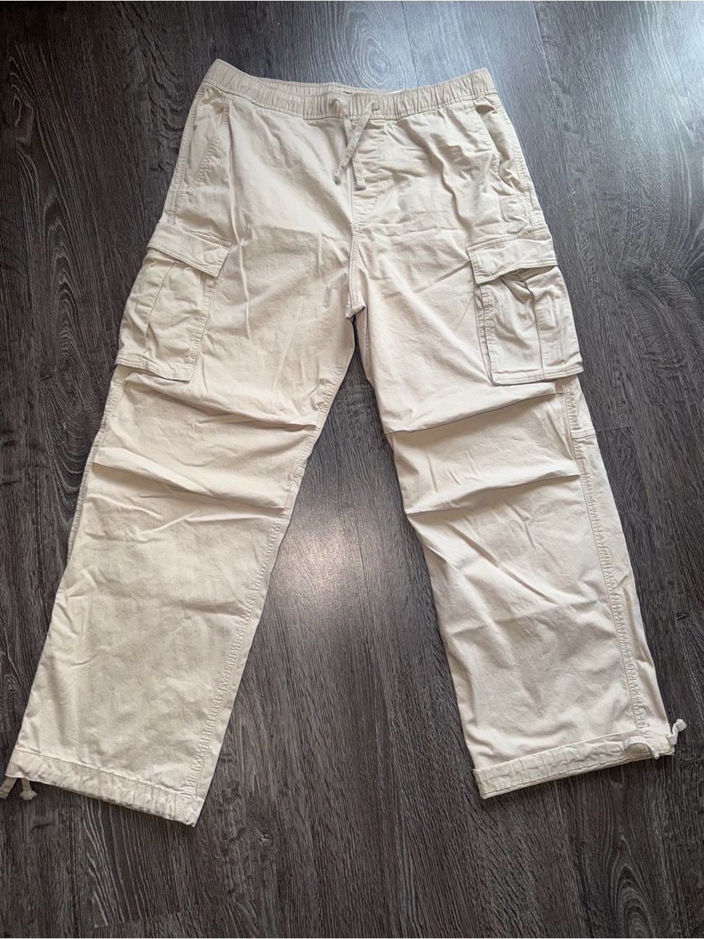 H&M Cream Cargo Pants
